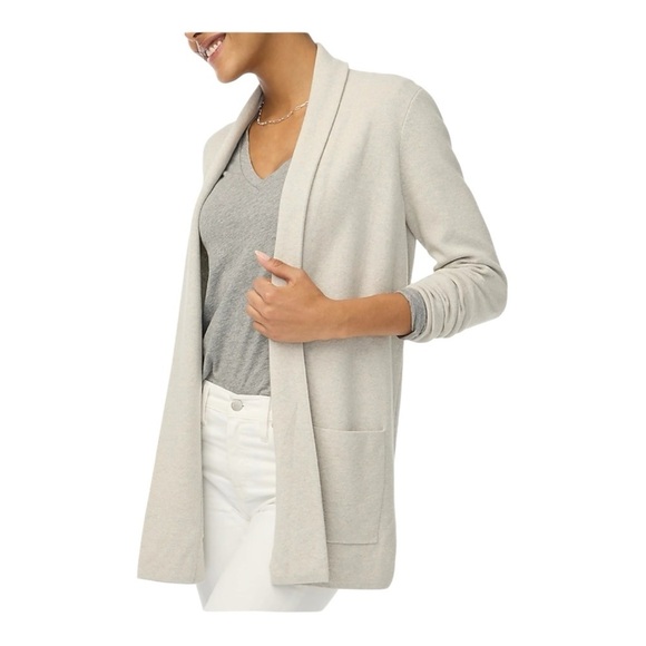 J. Crew Chelsea sweater blazer in Heather Dusk Light Grey Size XLarge NEW BA866 - Picture 1 of 16